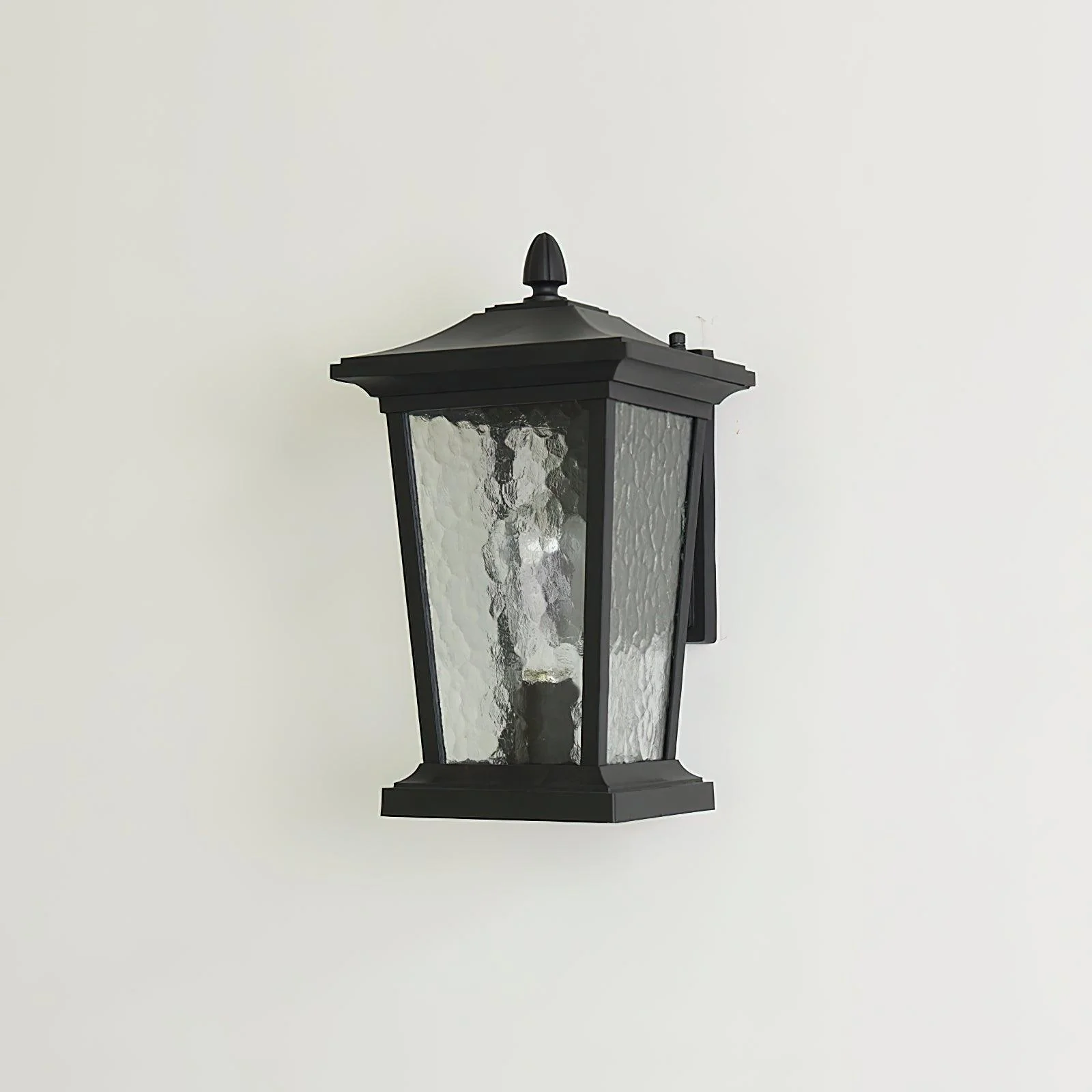 Lodge Birdcage Outdoor Wall Lamp - Set of 2 / Antique / Clear glass