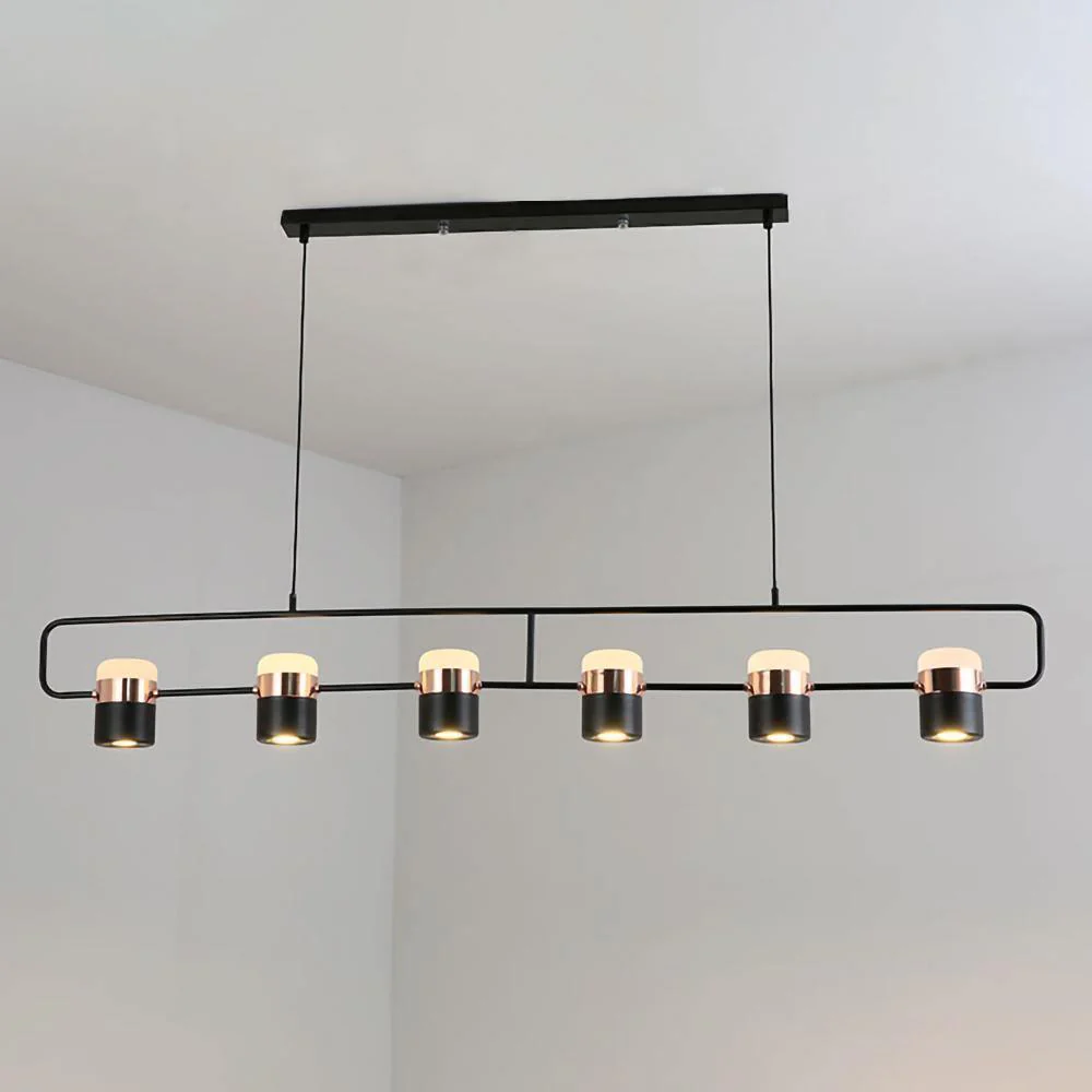 Подвесной светильник Adjustable Glass - горизонтальный: 18см x 11см, золотой, белый, холодный свет