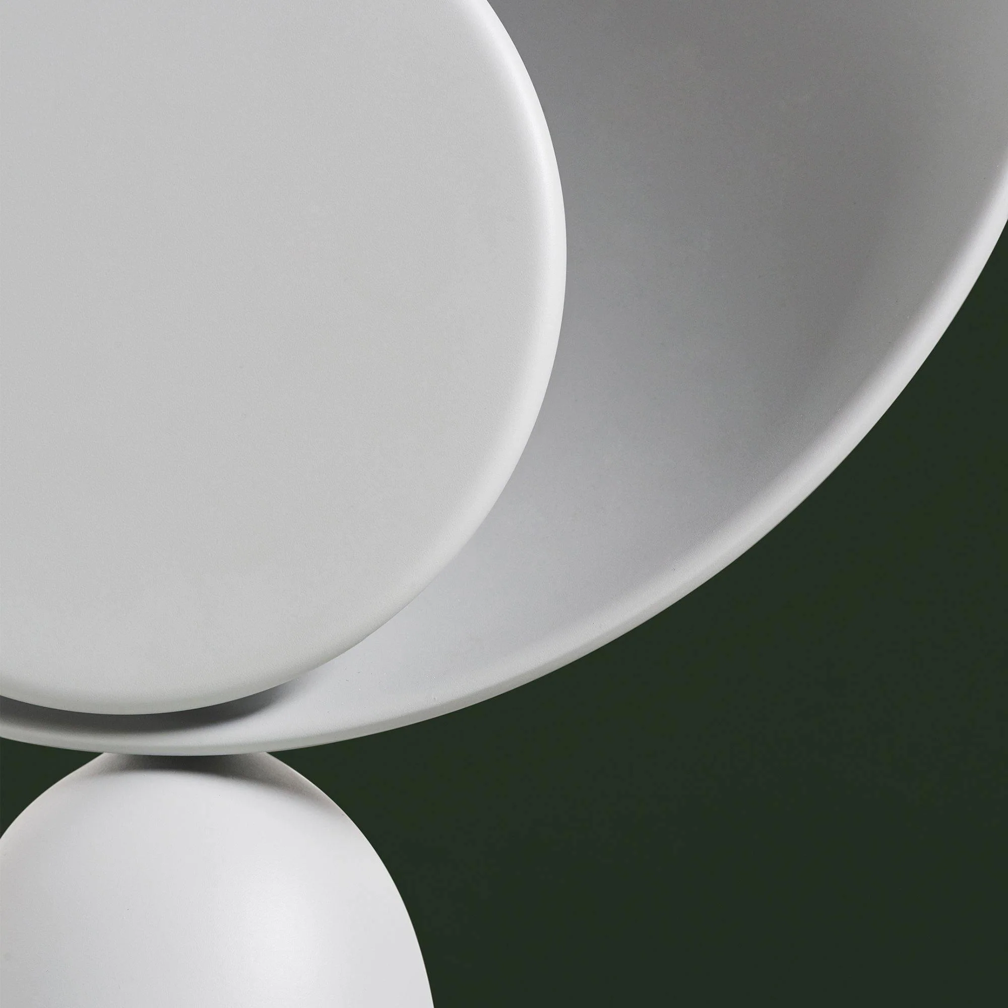 Blooper Table Lamp - ∅ 11″ x H 15″ / Dia 28cm x H 38cm / Gray+Gray / UK plug