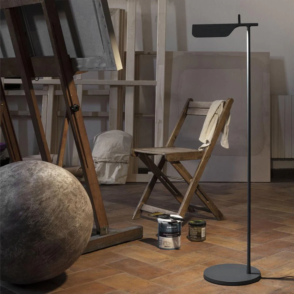 Pivot Ease Floor Lamp - ∅ 11.8″ x H 59″ / Dia 30cm x H 150cm / Warm Light / US plug