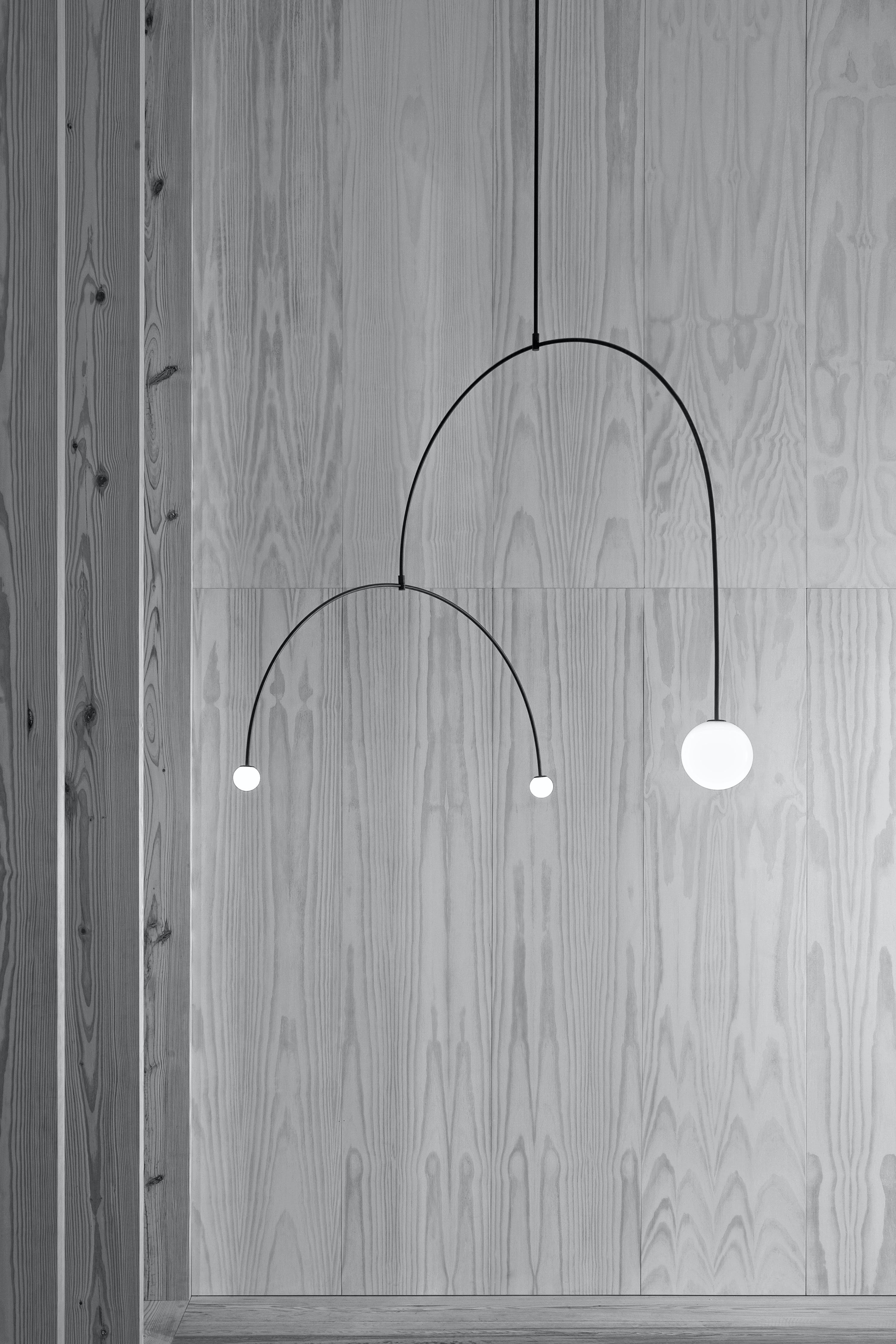 Люстра Mobile Chandelier - 3 подвеса, черный