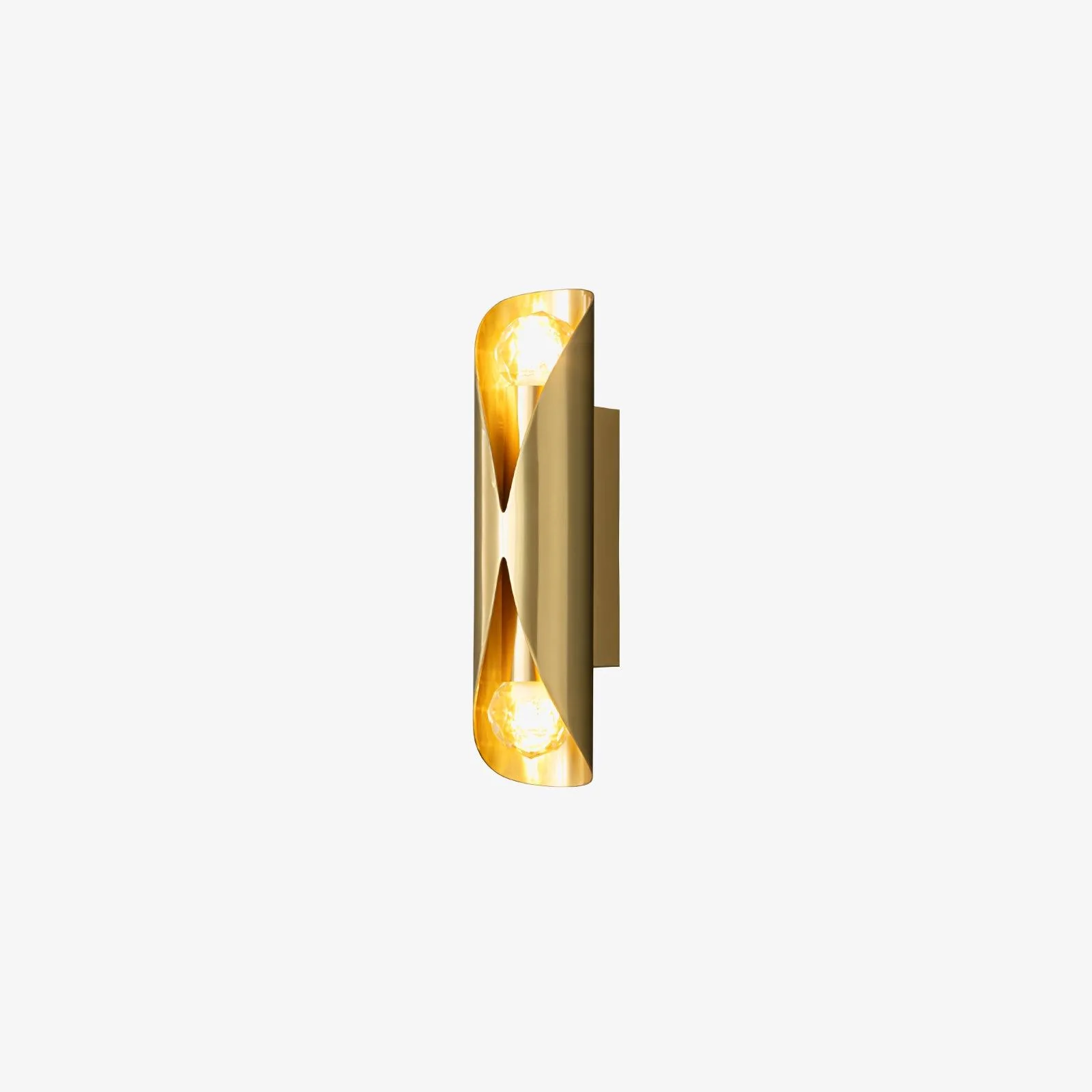 Diamonds Brass Wall Lamp - Set of 2 / Black