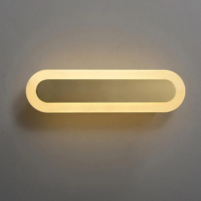 Daba Wall Lamp - W 6.3″ x H 17.7″ / W 16cm x H 45cm Set of 2 / Gold / Warm Light