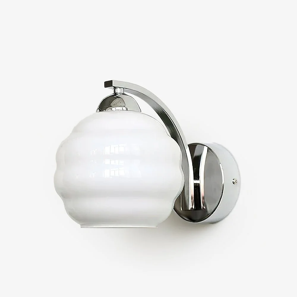 Настенный светильник Art Deco Vintage - ∅15см x 16см, золотой, бежевый