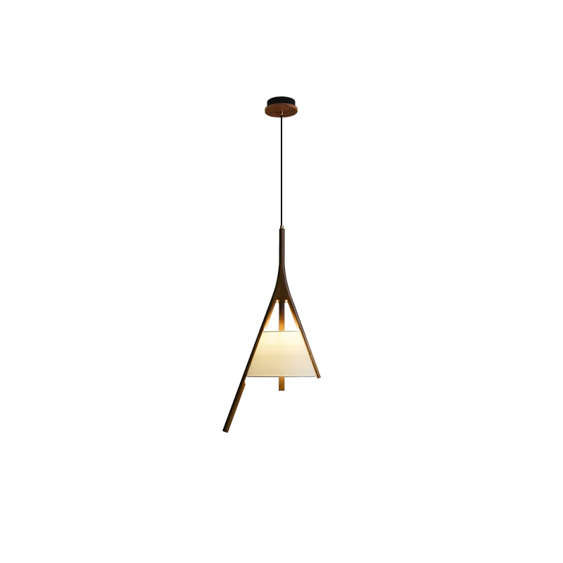 Подвесной светильник Nanzhi Wood - 2 плафона, модель B+D ∅68см х 150см, дерево, теплый свет