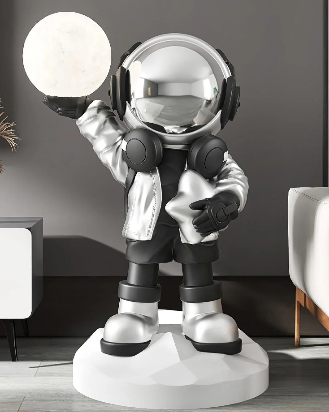 Торшер Apollo Astronaut Built-in Battery - ∅50см x 75см, синий