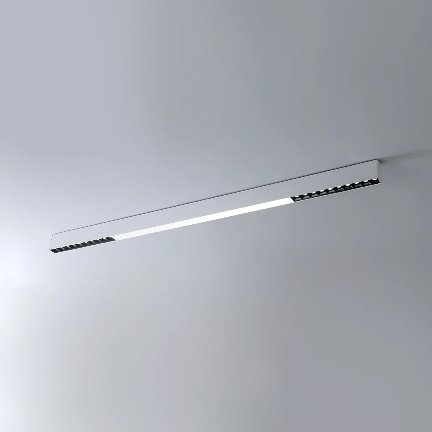 Подвесной светильник Magnetic Floating - 80см x 3см x 5см, черный B, теплый свет