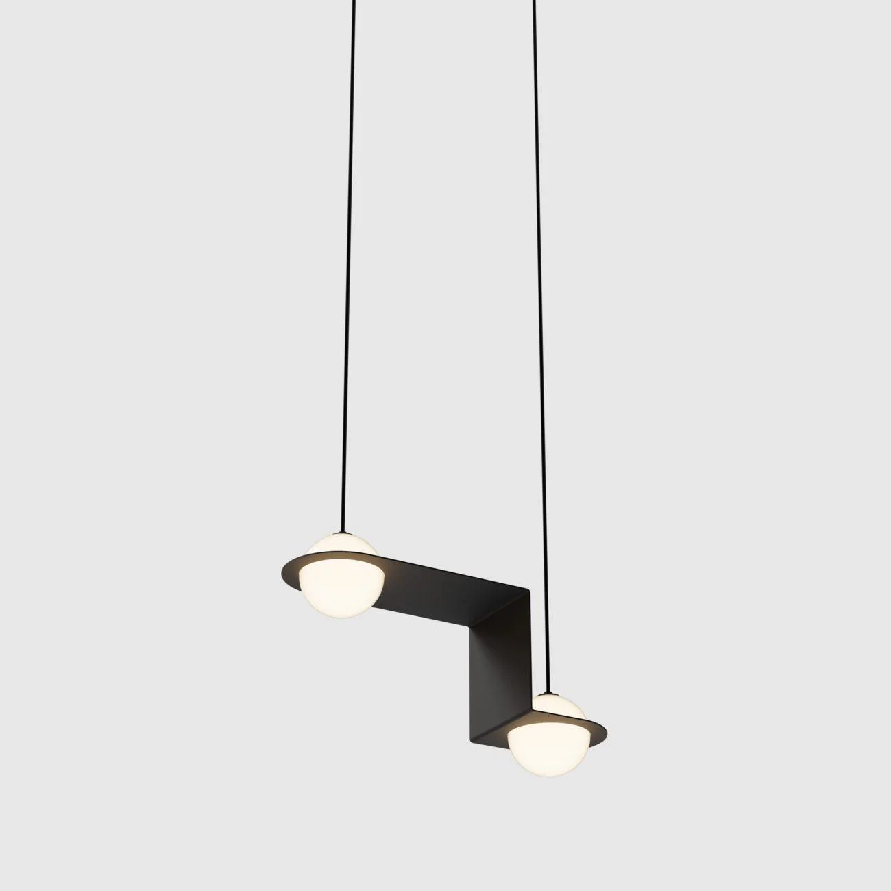Orbion Black Pendant Lamp - Laurent-07 ∅85см x 20см, черный