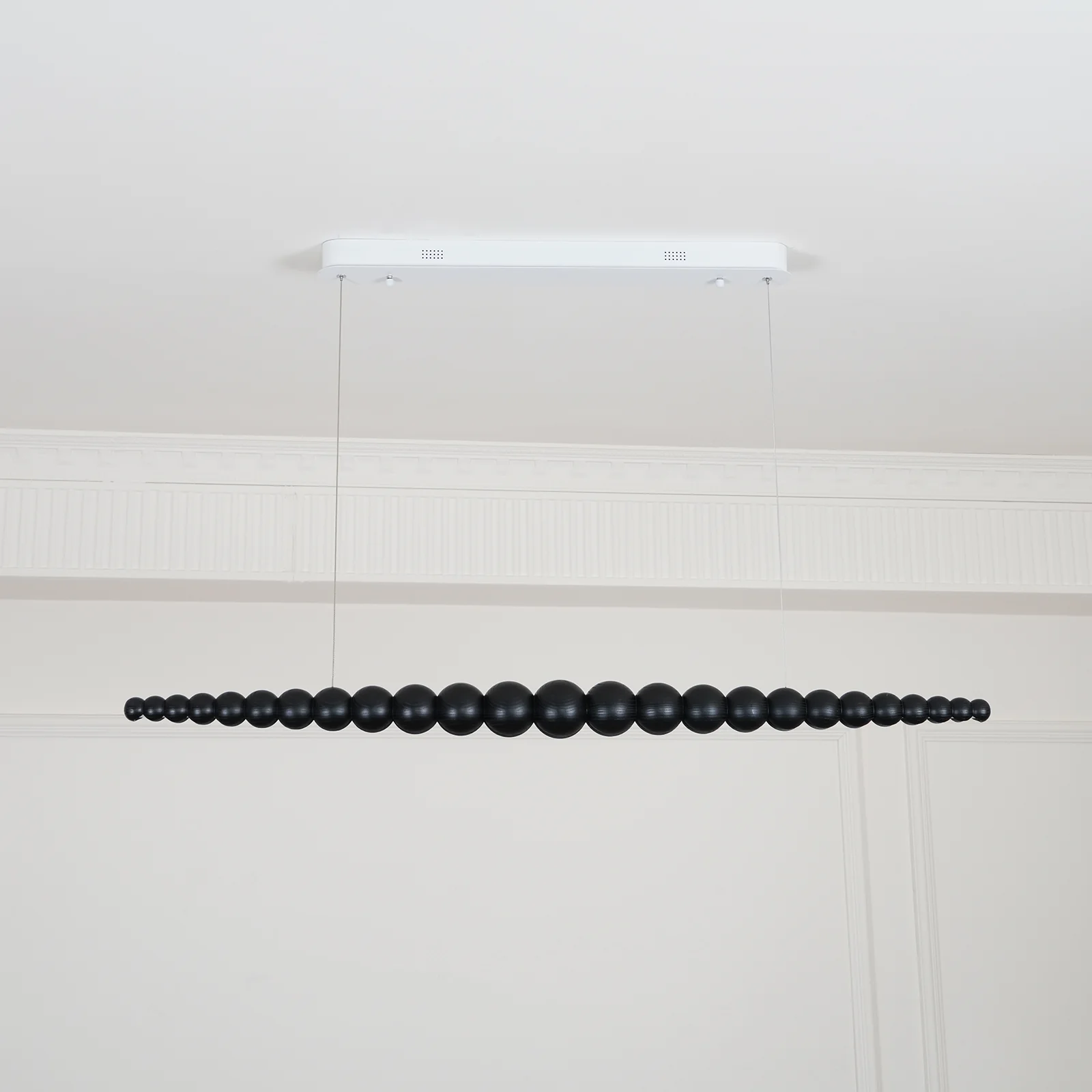 Подвесной светильник Woodline Orb - 140см x 8см, дерево, теплый свет