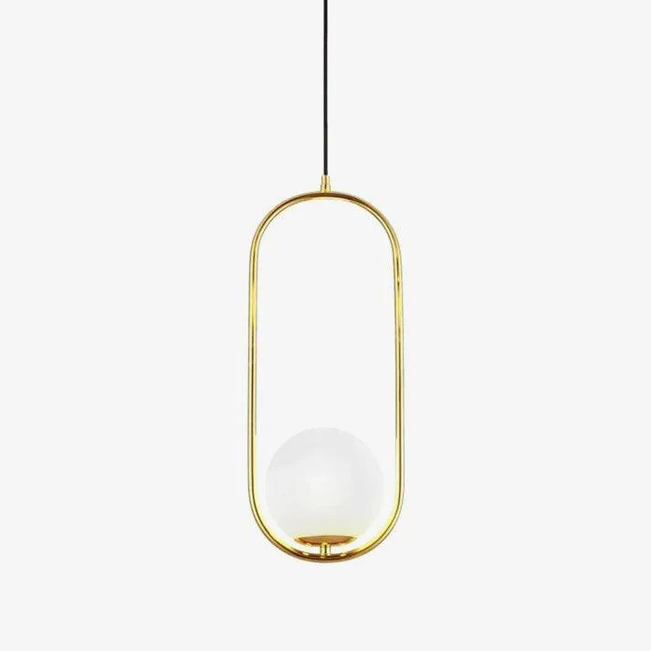 Подвесной светильник Mila Brass - ∅35см, серебряный
