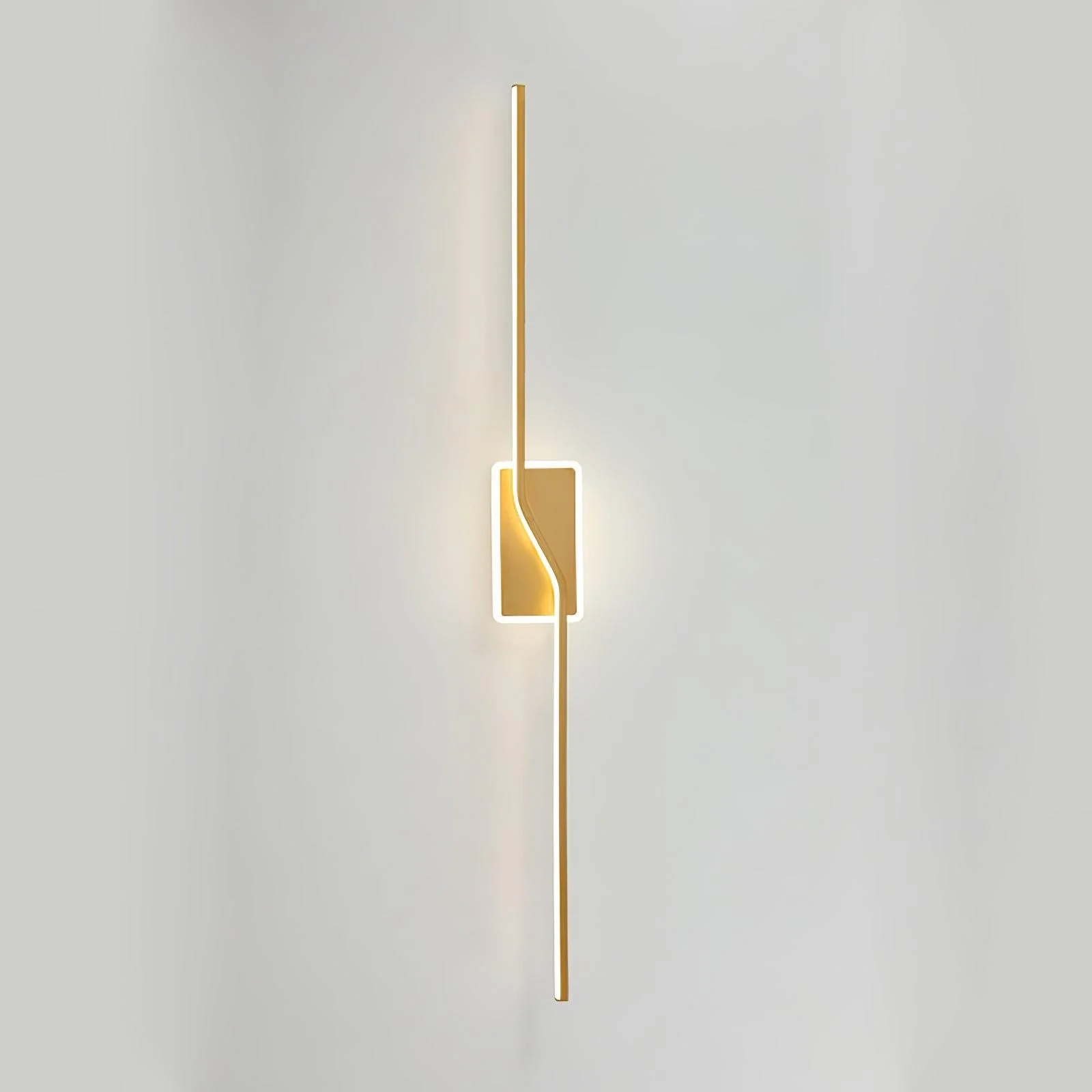 Настенный светильник Linear Strip - 10см x 60см, золотой, 3000-6500К