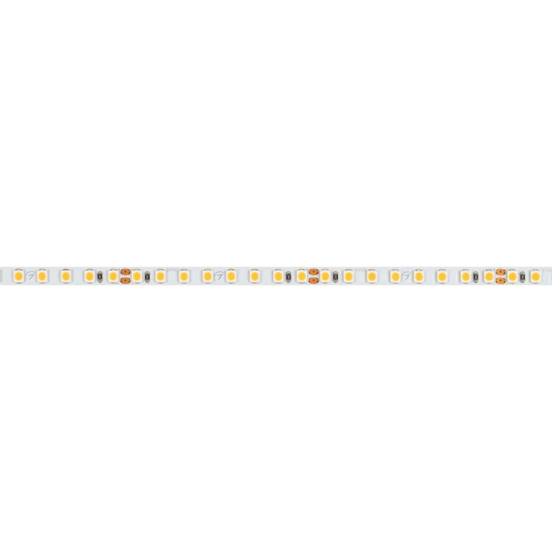 Светодиодная лента RT-A160-5mm 24V Warm2700 (9.6 W/m, IP20, 2835, 5m) (Arlight, Открытый)