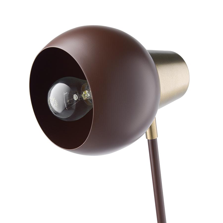 Лампа настольная Bergenson Bjorn BB Rond вишневый E27 5Вт сливовая, BD-3103543