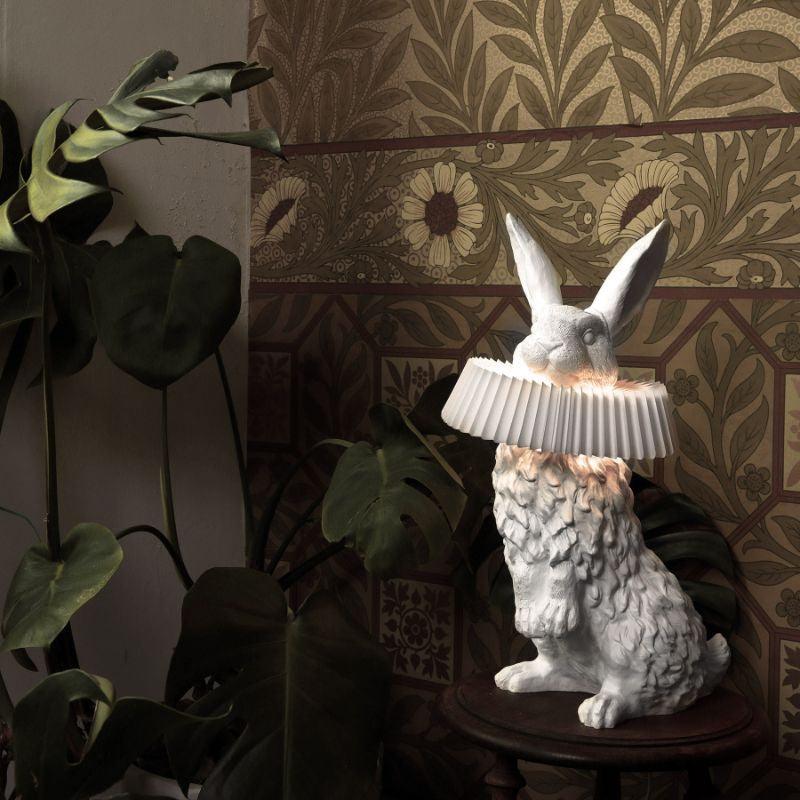 Rabbit X Table Lamp - Sit: ∅ 11.8″ x H 12.6″ / Cool Light / UK plug