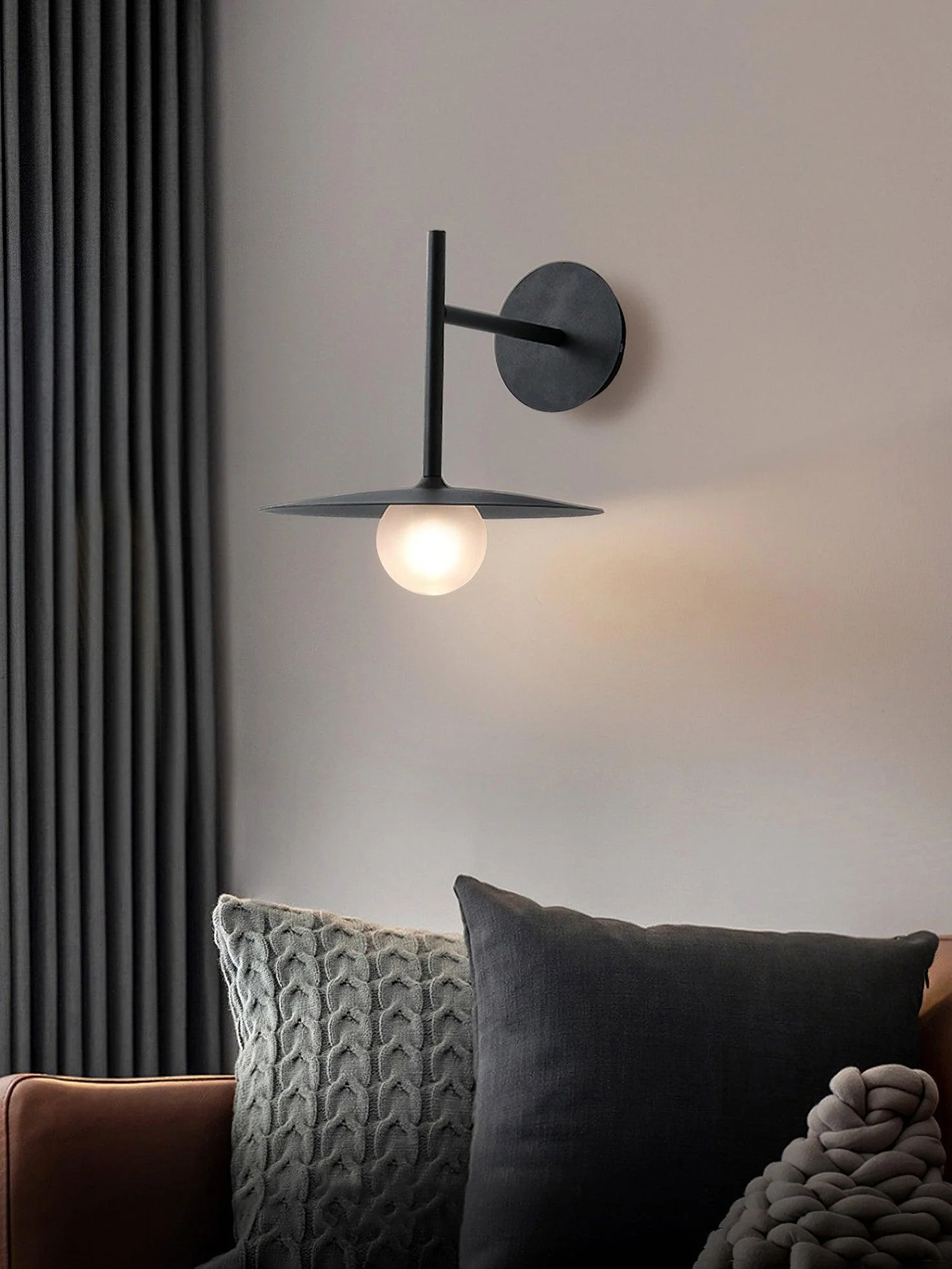 Gea Iron Plug-In Wall Lamp - Set Of 2 / White / EU Plug
