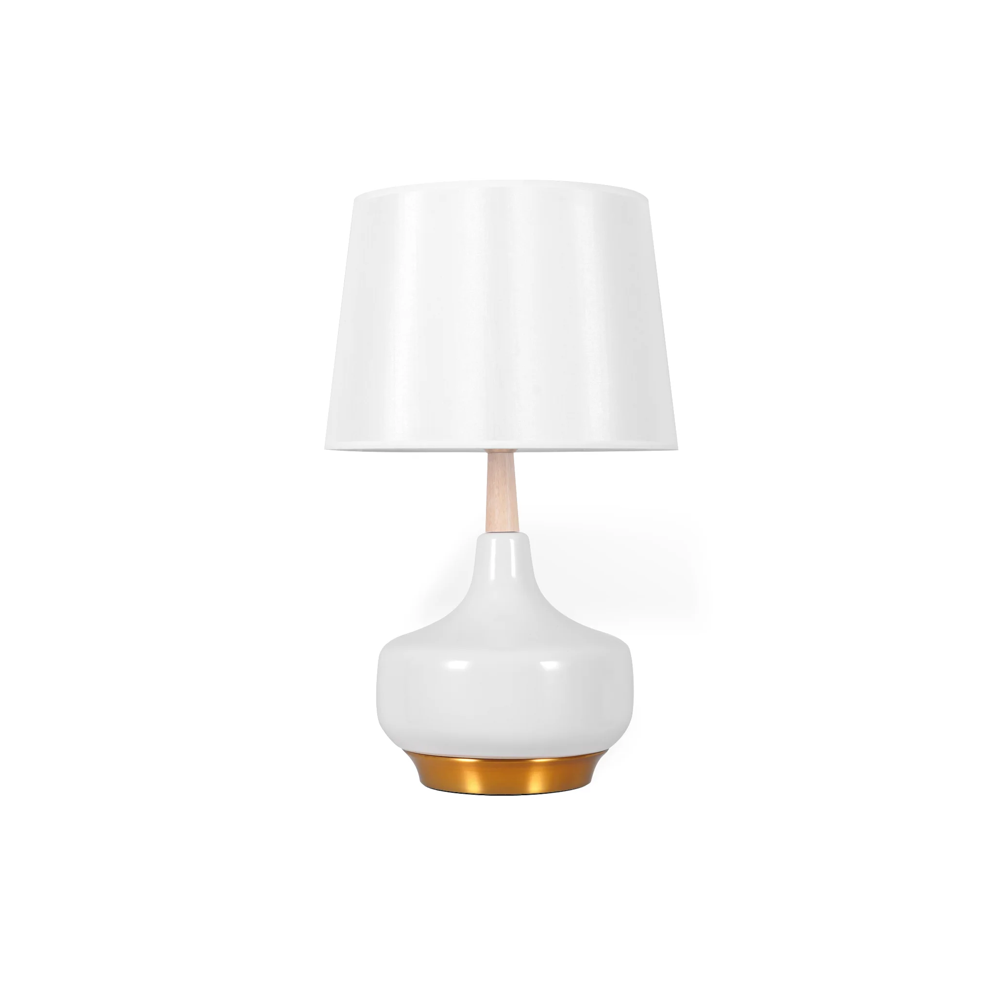 Hilo Table Lamp - ∅ 14.1″ x H 23.3″ / Dia 36cm x H 59cm / White / US plug