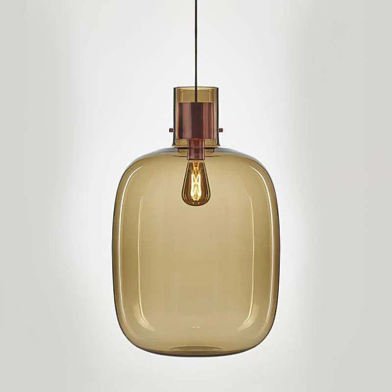 Подвесной светильник Cambre Glass - ∅25см x 28см, дымчато-серый