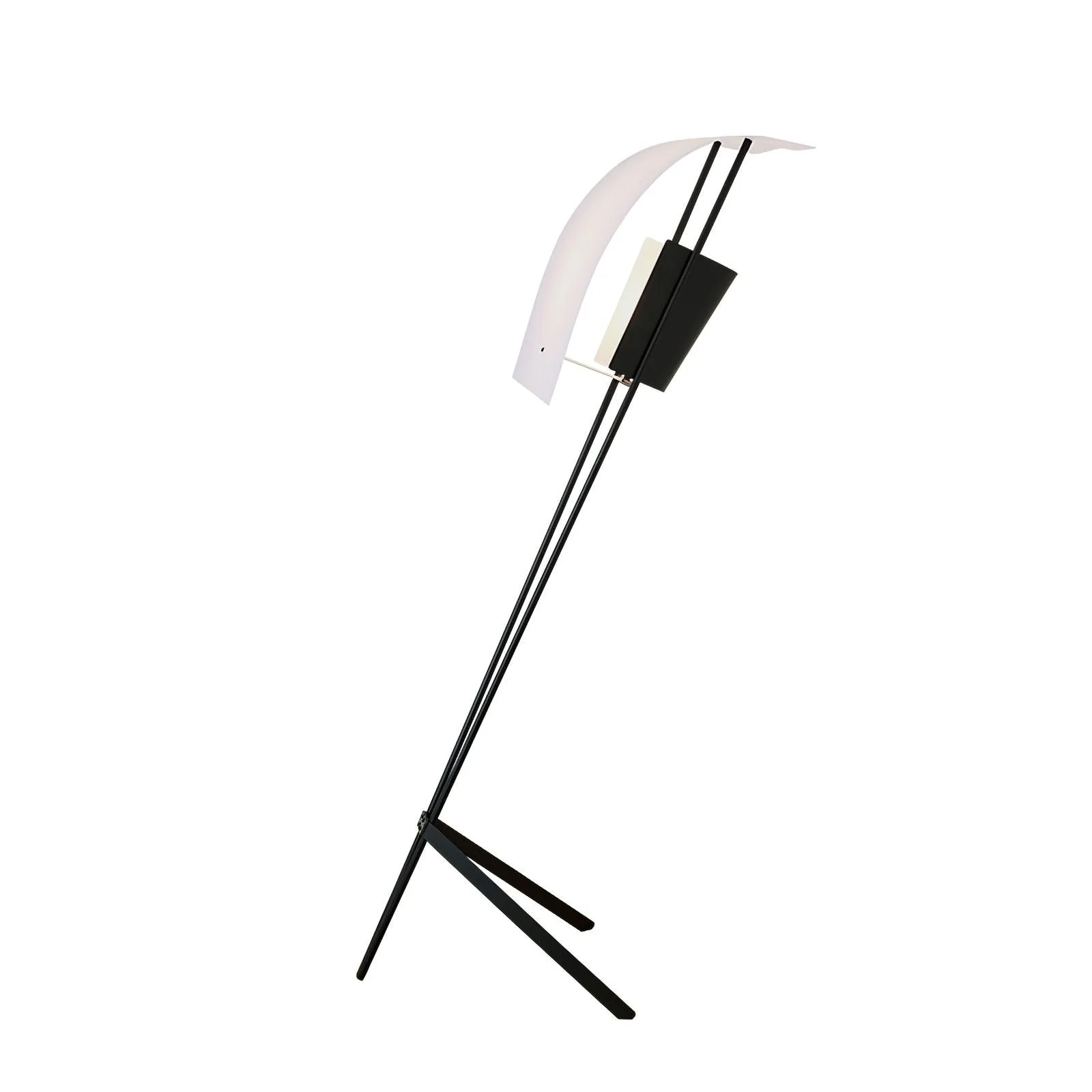 Торшер Kite - 58см x 165см, черный, золотой