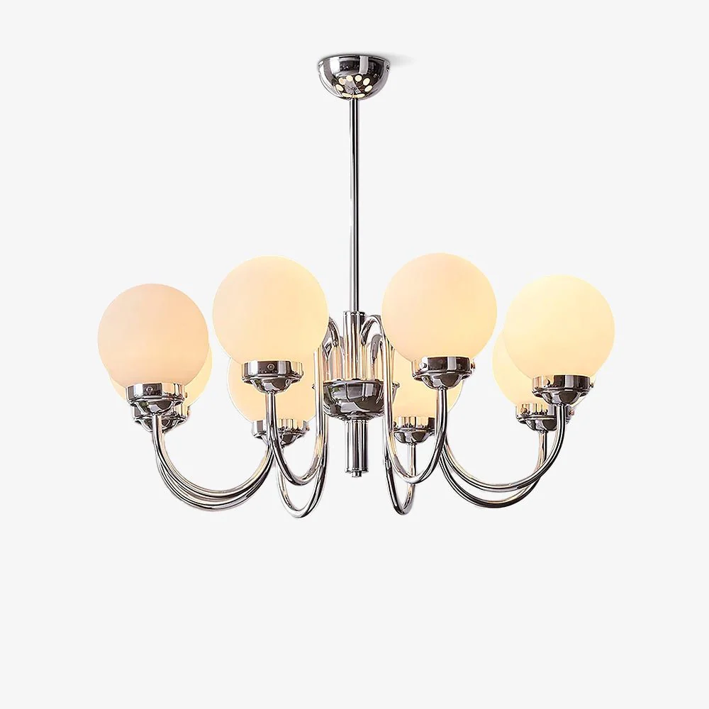 Люстра Progress Lighting Carisa - 5 плафонов ∅55см x 30см, хром