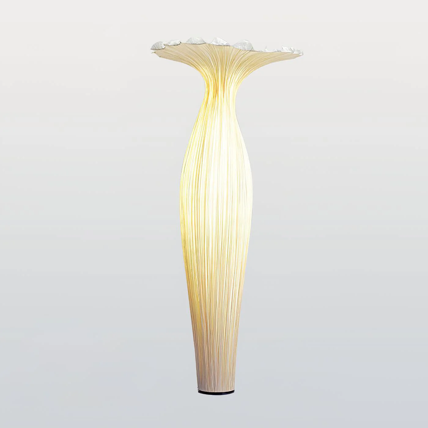 Торшер Vase Fabric - ∅50см x 110см, бежевый