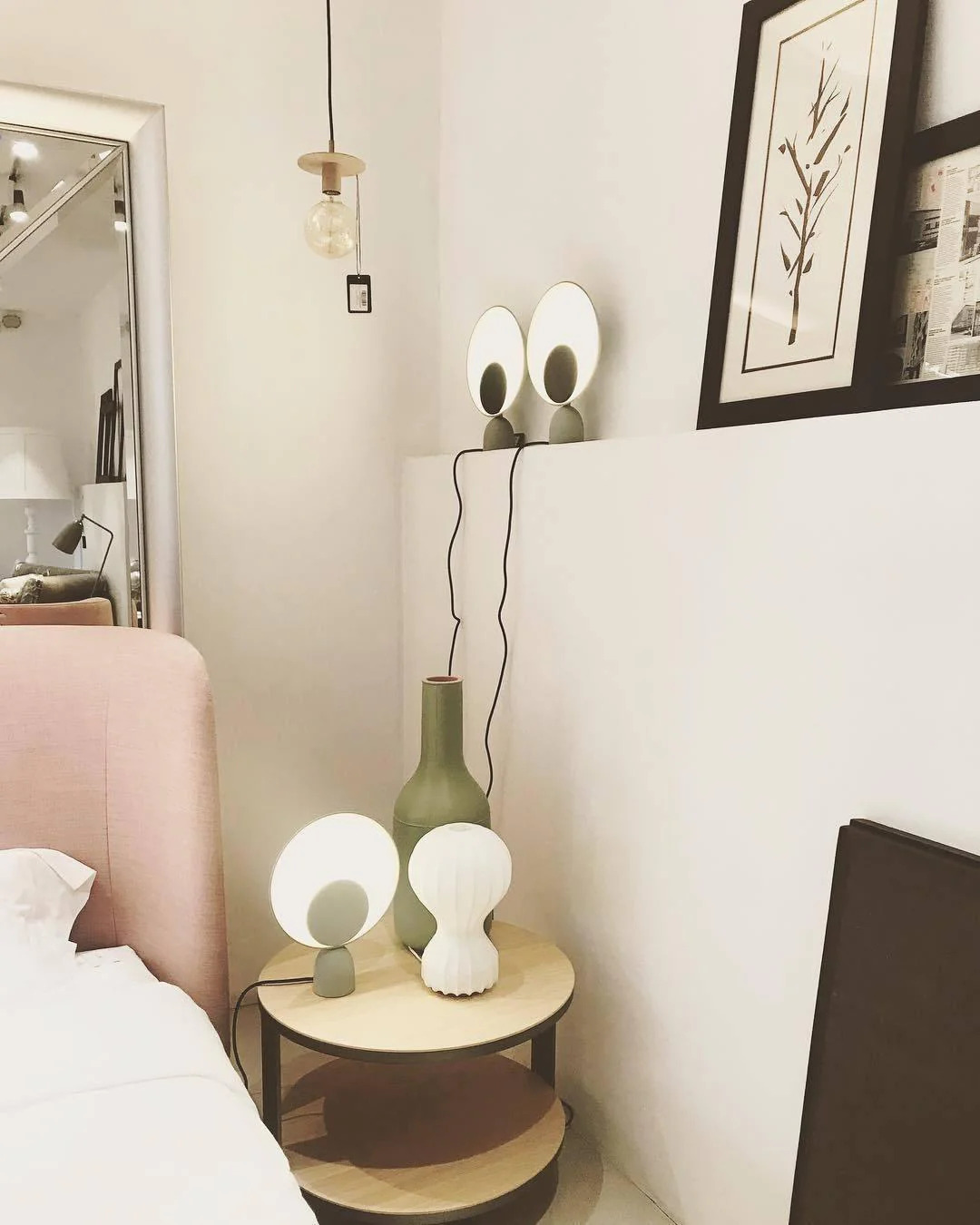 Blooper Table Lamp - ∅ 11″ x H 15″ / Dia 28cm x H 38cm / Gray+Gray / UK plug