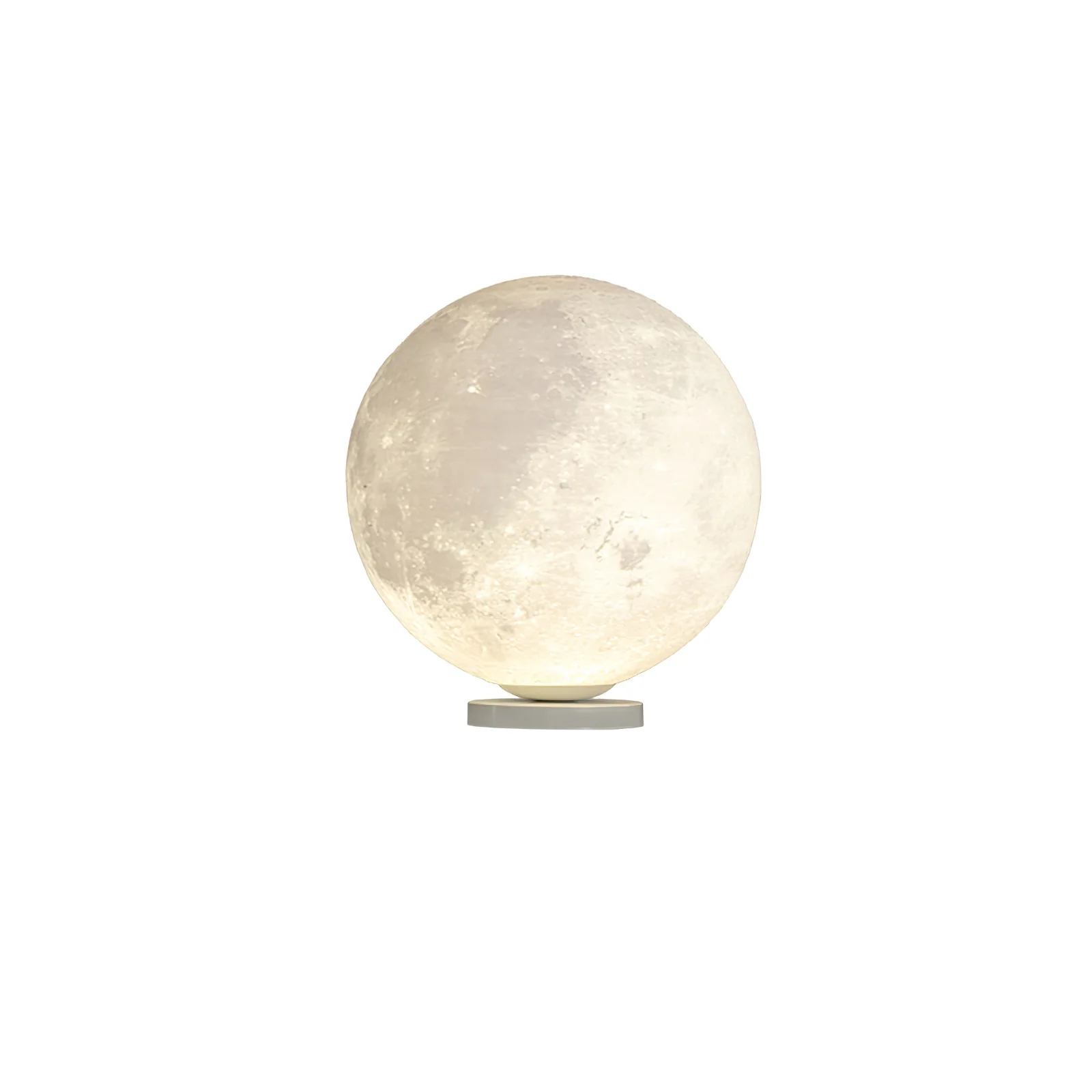 Настольный светильник Moon - ∅30см x 30см, белый, теплый свет