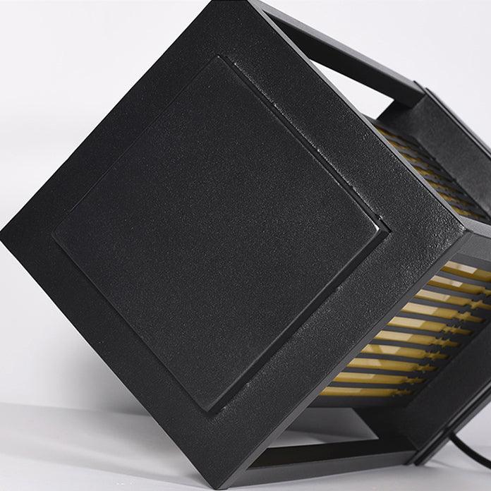 Уличный светильник Square Cage - ∅25см x 60см, черный