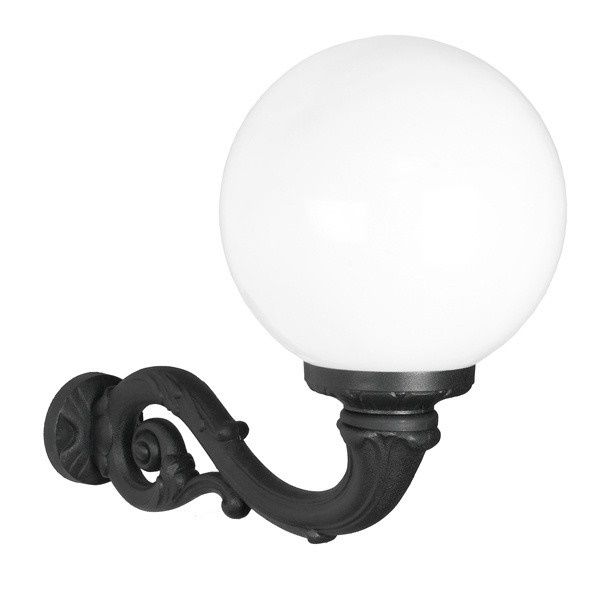 Светильник уличный настенный FUMAGALLI ADAM/GLOBE 400 черный, бежевый G40.171.000.AYE27