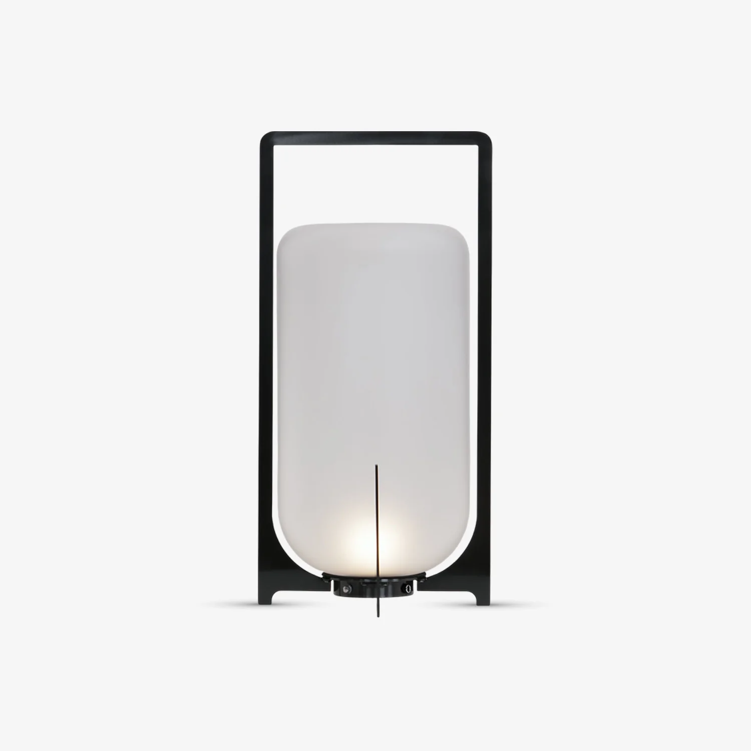 Настольный светильник Black Twilight Lantern - ∅29см x 54см, черный, белый, холодный свет