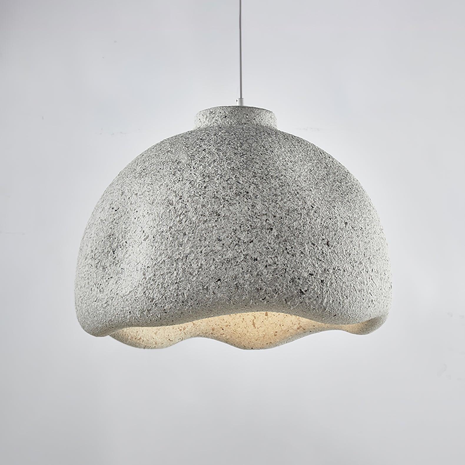 Подвесной светильник Bells Speckled - ∅35см x 26см, светло-серый