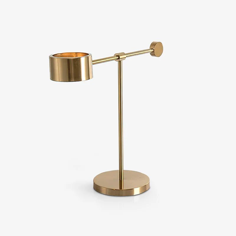 Lever Office Table Light - L 19.7″ x H 16.9″  / L 50cm x H 43cm / Gold / US plug