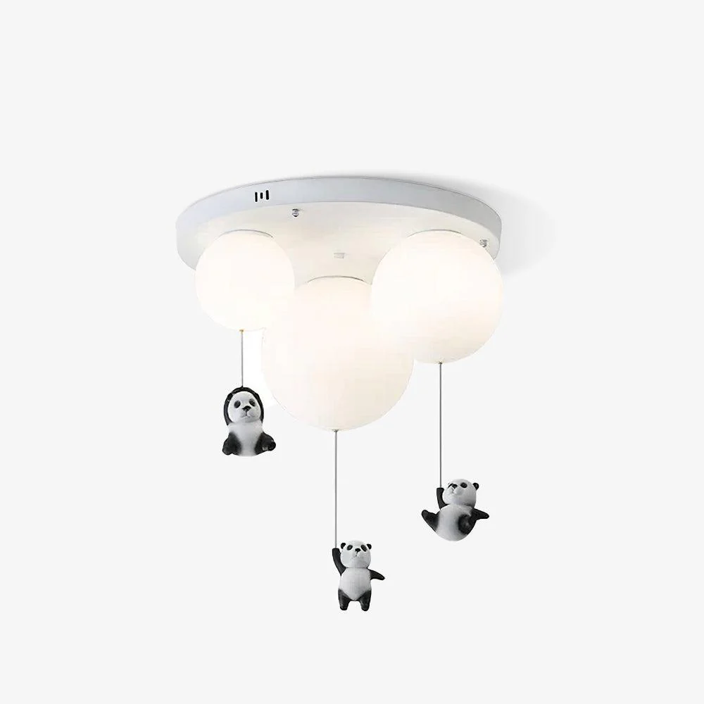 Потолочный светильник Panda - модель A ∅15см x 35см, белый