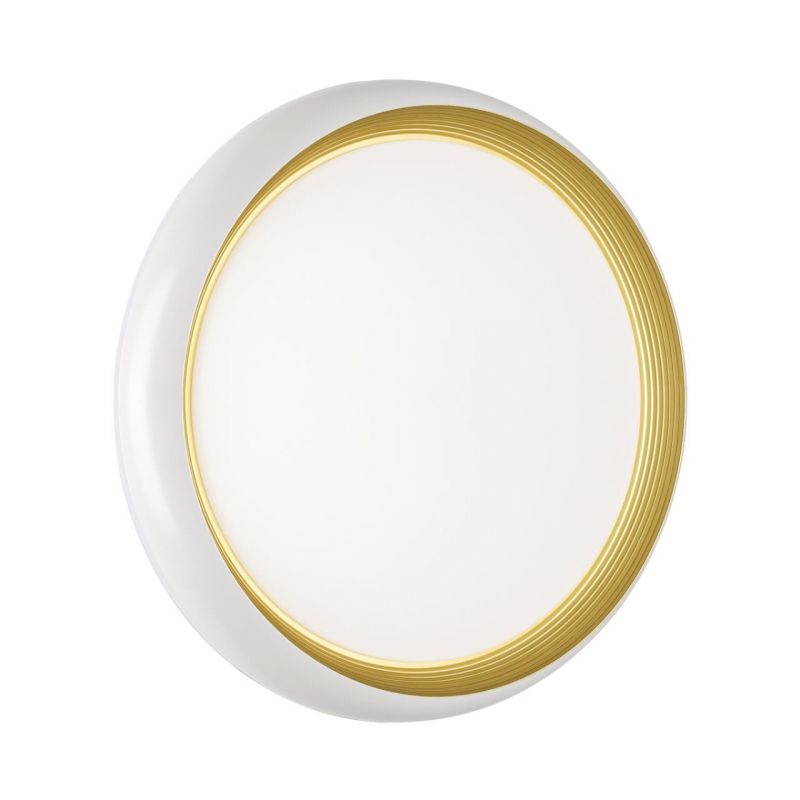 Светильник Sonex PALE SN пластик/белый/золотой LED 48Вт 4000К D380 IP43 TOFIQ WHITE  7650/DL