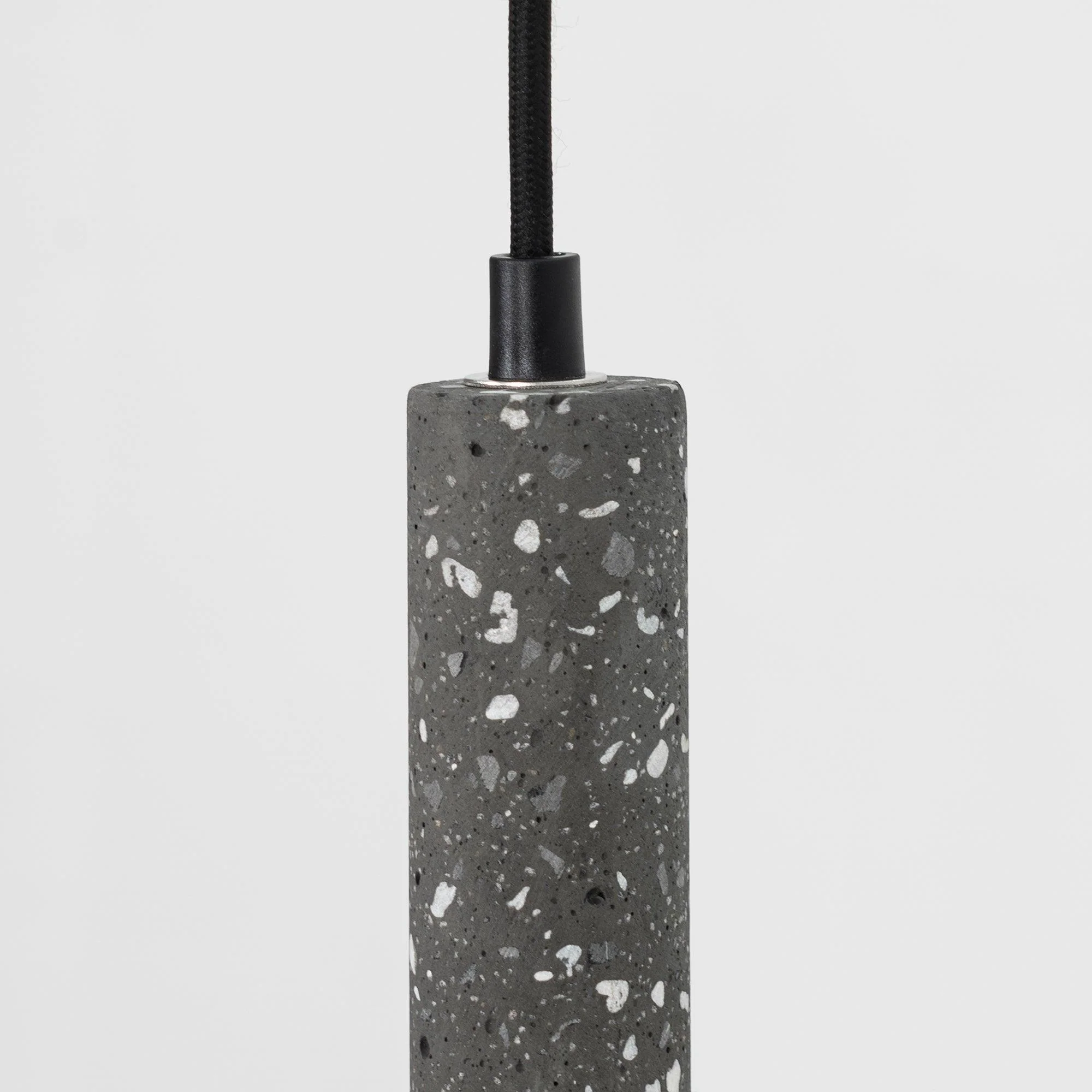 Подвесной светильник Bang Concrete - 8 подвесов ∅30см x 200см, серый бетон
