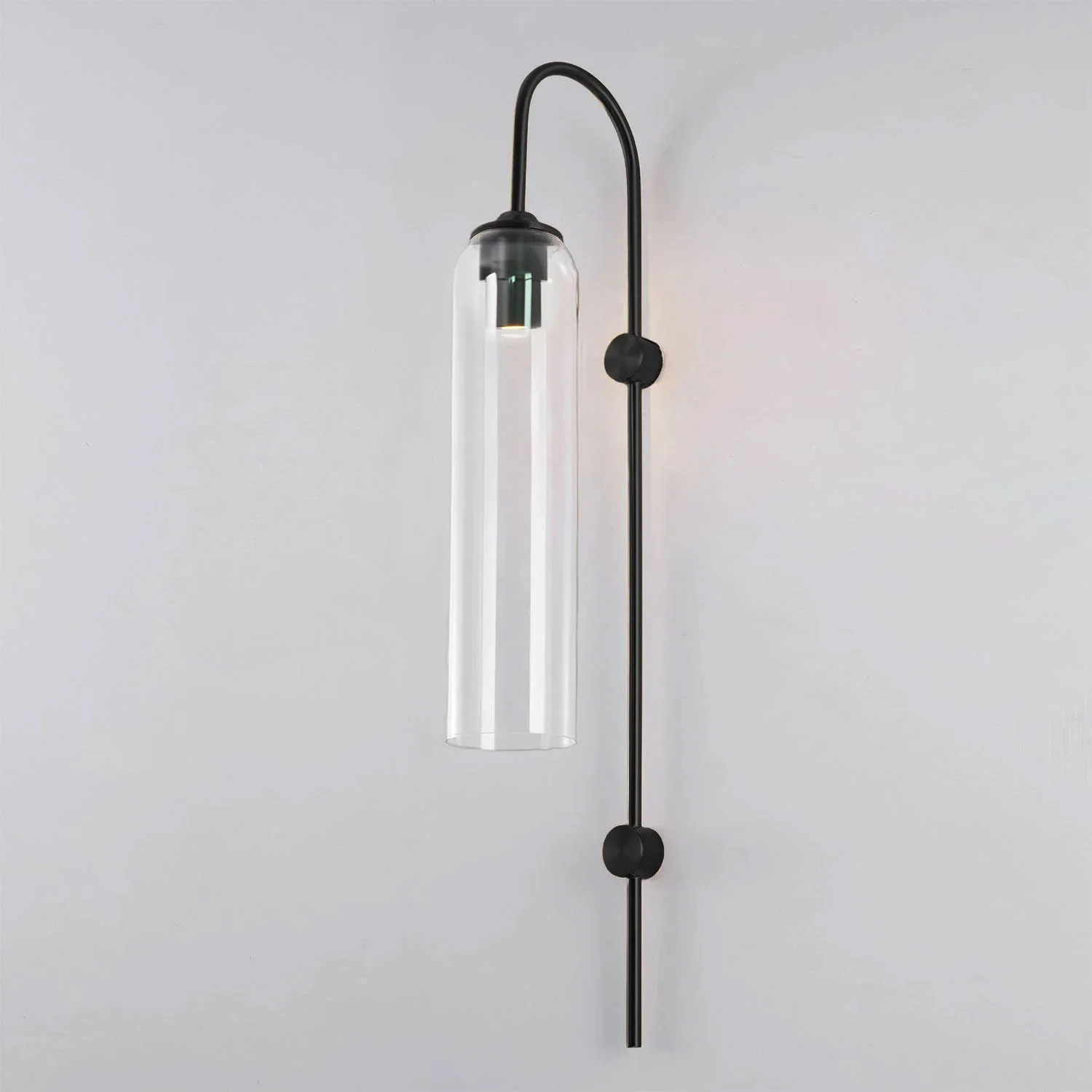 Настенный светильник Modern Glass - 19см x 80см, золотой, прозрачный