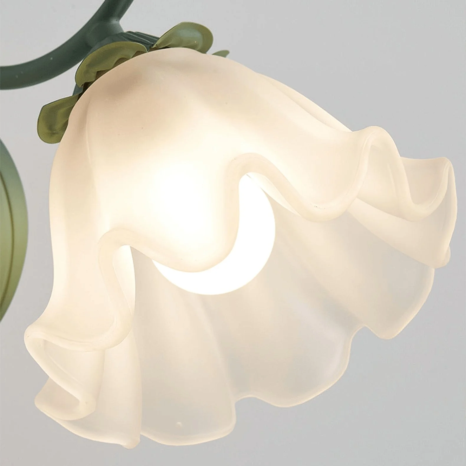 Flared Wall Light - Set of 2 / Green