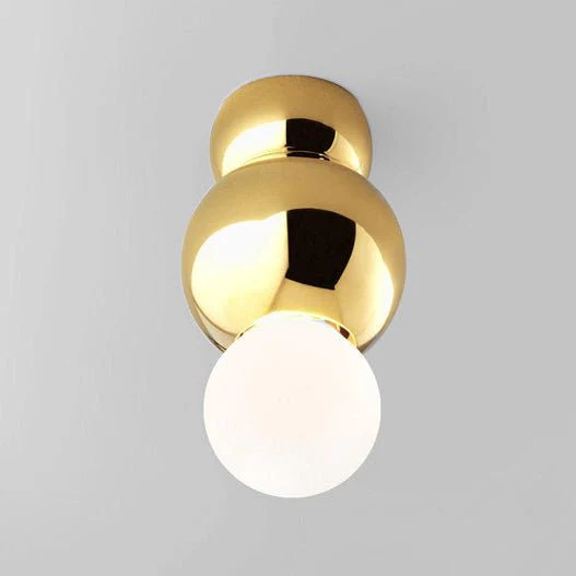 Настенный светильник Ball Mounted - 9см x 8см, черный