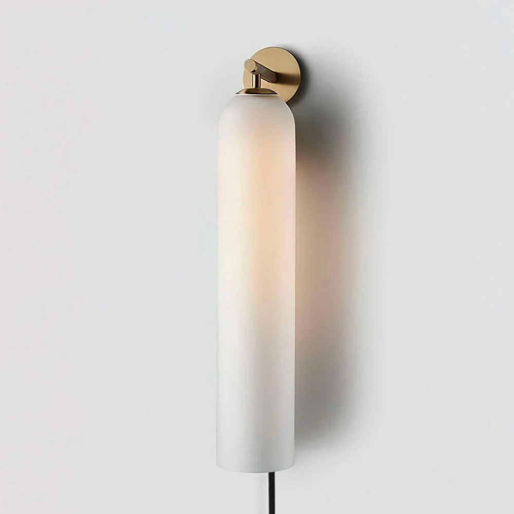 Настенный светильник Art Glass Plug-In - черный, небесно-голубой