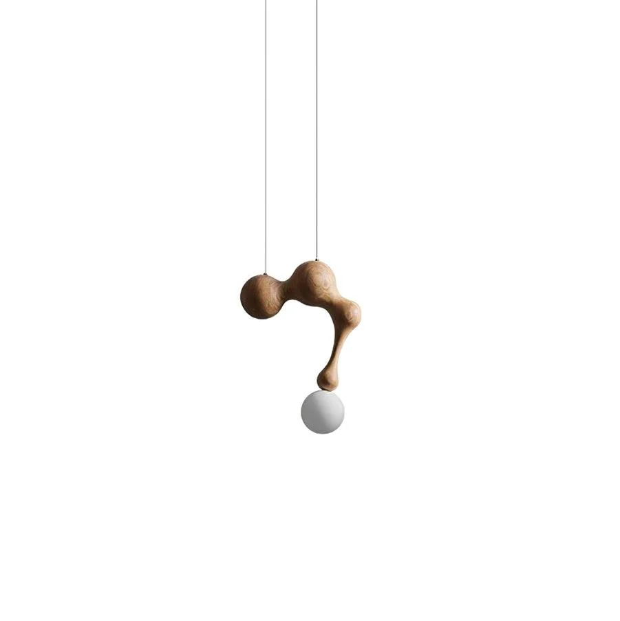 Подвесной светильник Jenna Wooden - модель A+B ∅65см x 150см, дерево