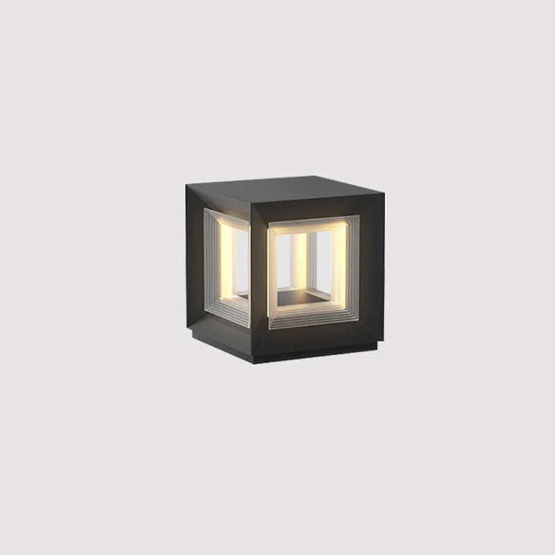 Уличный светильник Light Cube - модель A, проводная версия, 25см x 25см x 14см, теплый свет