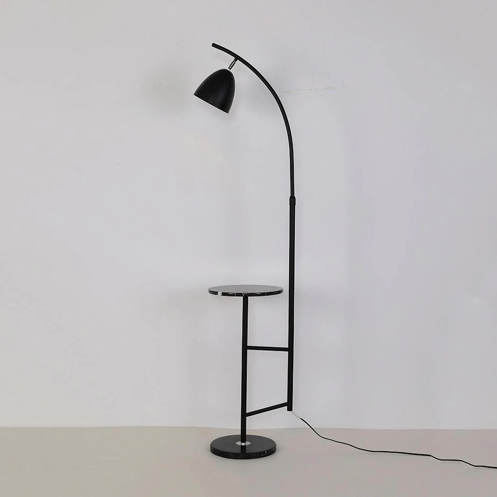 Rani Floor Lamp - Model A: W 13.8″ x H 66.9″ / W 35cm x H 170cm / Black / US plug