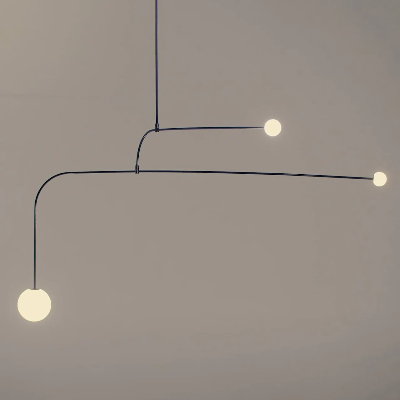 Люстра Mobile Chandelier - 3 подвеса, черный