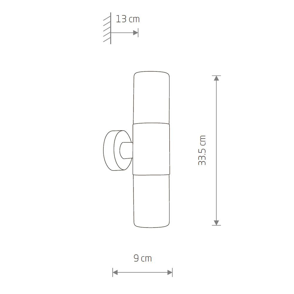 Уличный настенный светильник Nowodvorski Ida IP44 E27 20W 11372