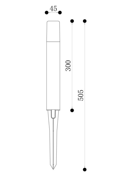 Уличный фонарь Maytoni Talpa O416FL-L3B3K1