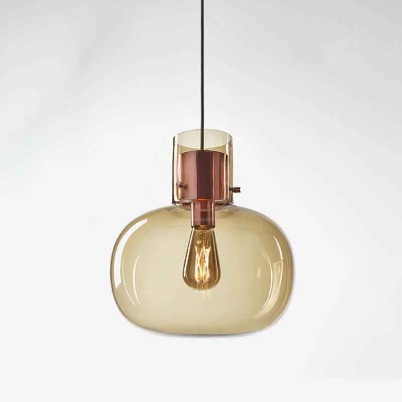 Подвесной светильник Cambre Glass - ∅25см x 28см, дымчато-серый