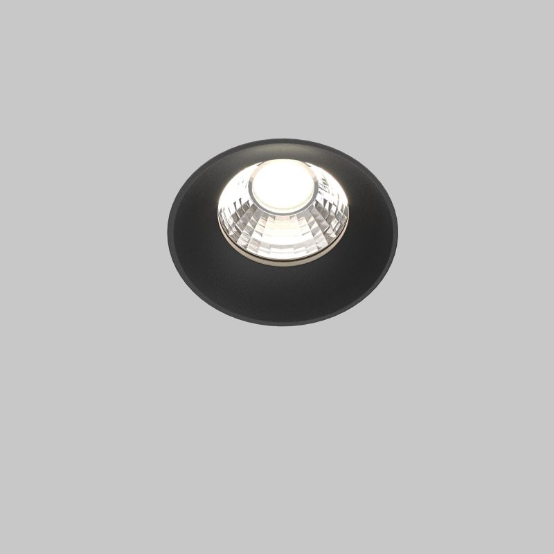 Встраиваемый светильник Maytoni Technical Round DL058-12W4K-TRS-B