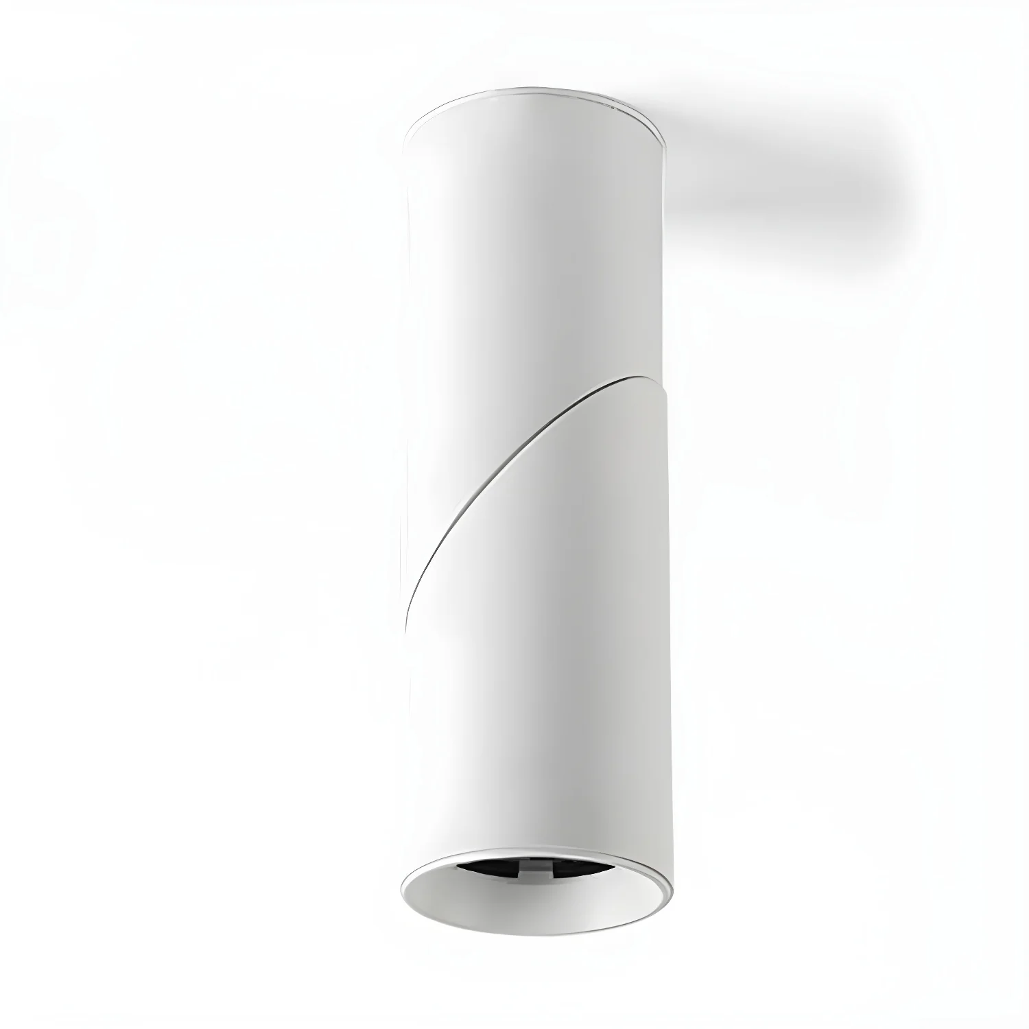 Потолочный светильник Maxwell Pivot Surface - ∅6см x 18см, черный, теплый свет