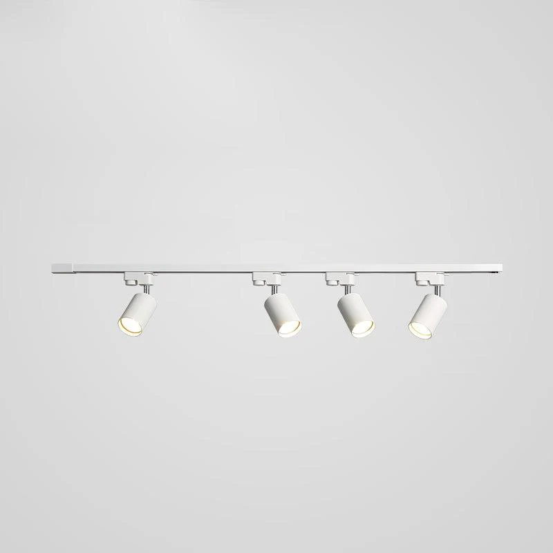 Трековый светильник Adjustable Spotlight - 3 источника света ∅100см x 11см, черный, золотой, теплый свет