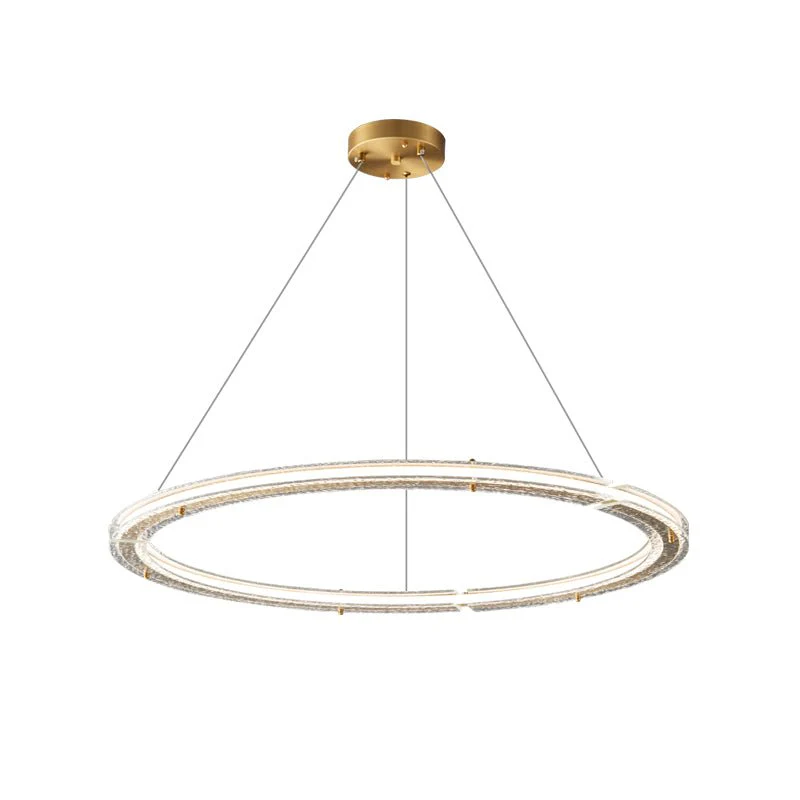 Люстра Celestial Rings - ∅43см х 150см, латунь, 3000-6500К