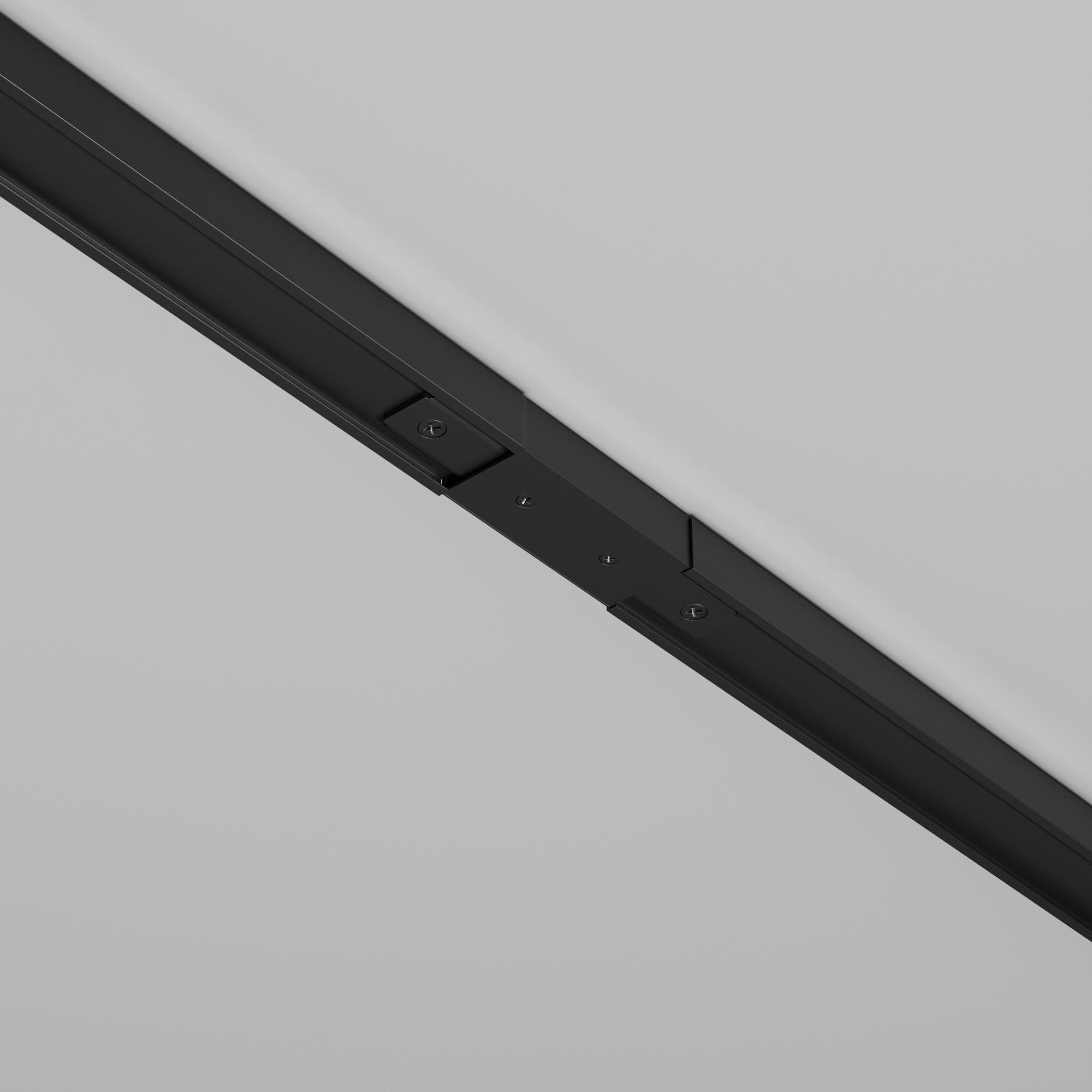 Прямой коннектор питания Maytoni Accessories for tracks Unity TRA001CB-11B